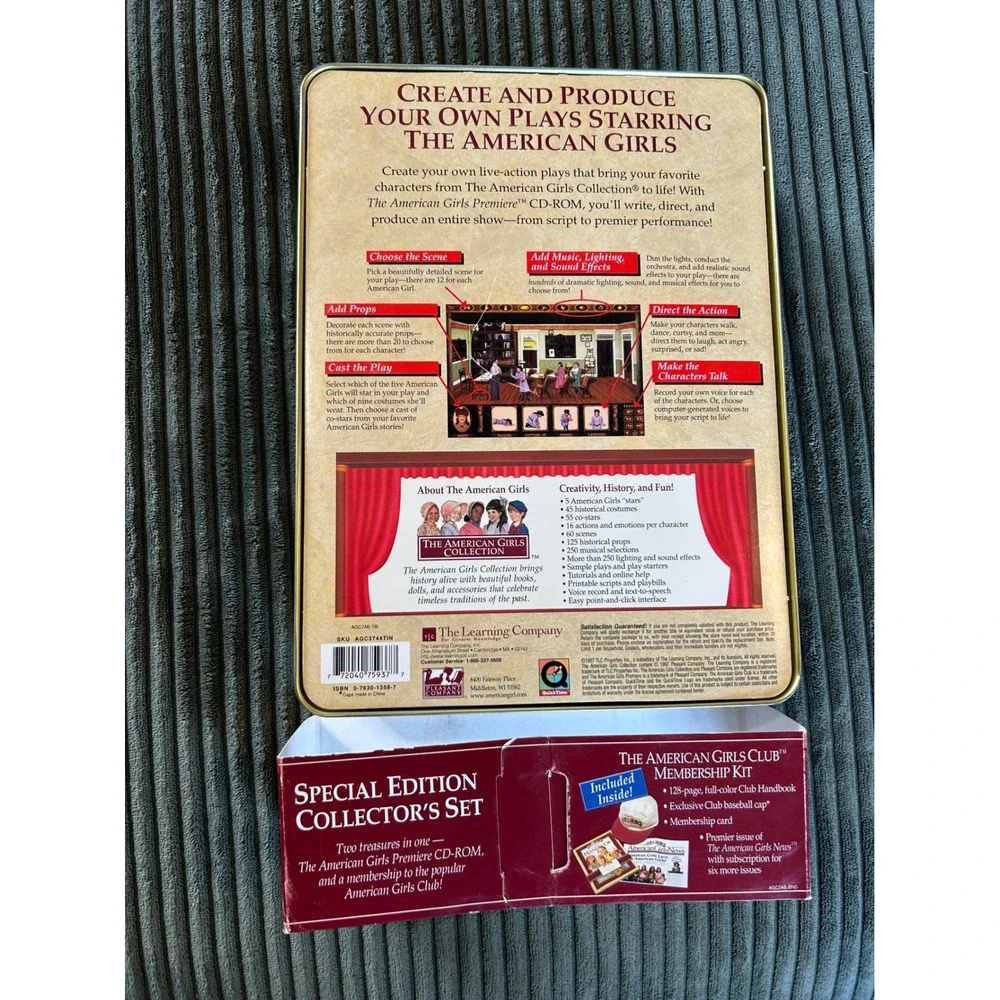 The American Girls Premiere Special Edition Collector's Set The Learning Company